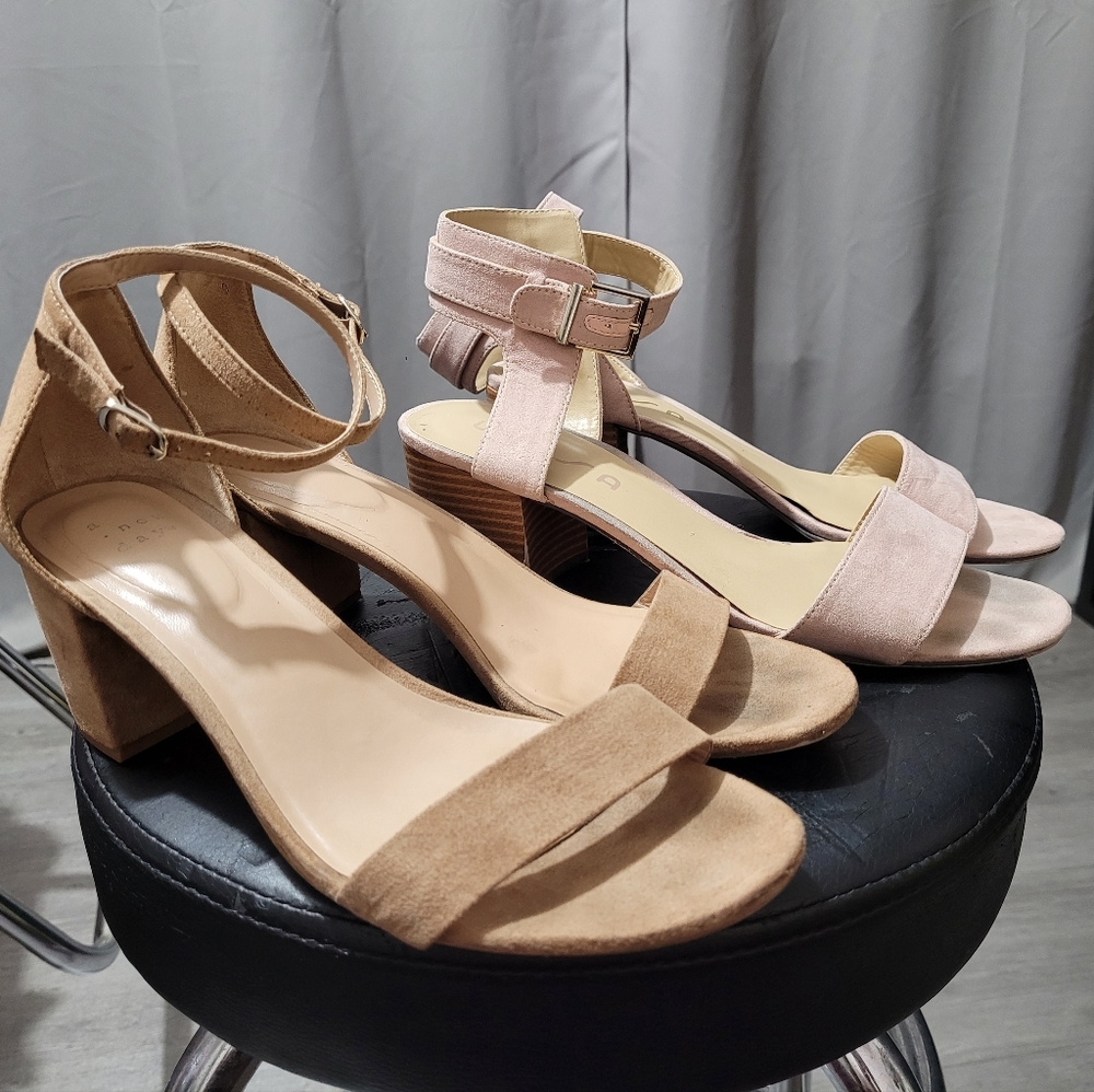 Two pair of 3-in sandals for the price of one